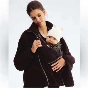H&M Brown Sherpa Baby Wearing Jacket